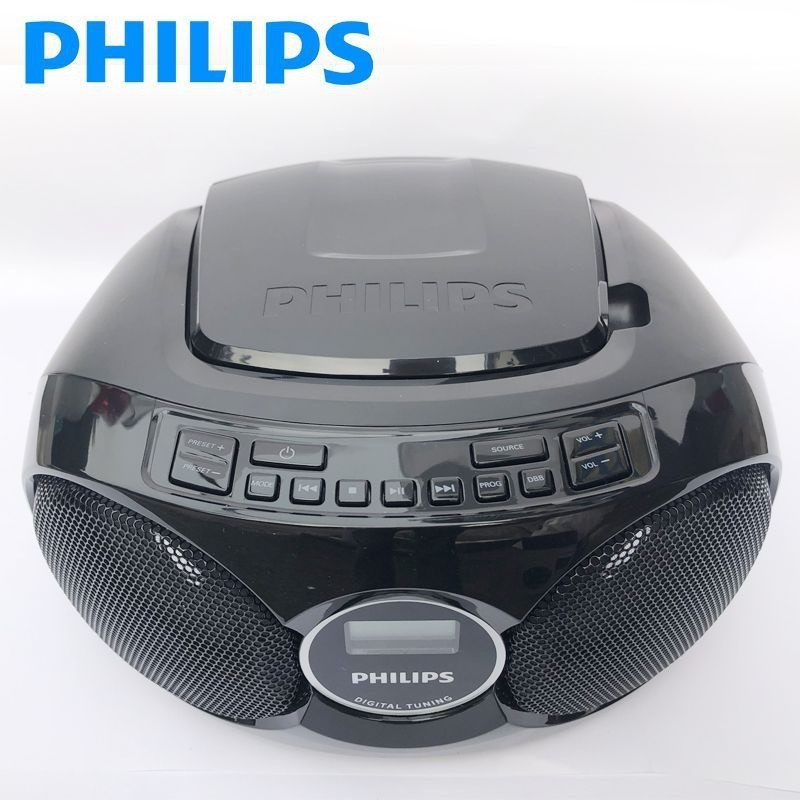 Philips เครื่องเล่นซีดีวิทยุ MP3 AUX USB ความเที่ยงตรงสูง แบบพกพา ฟังก์ชั่น 1 กก.2