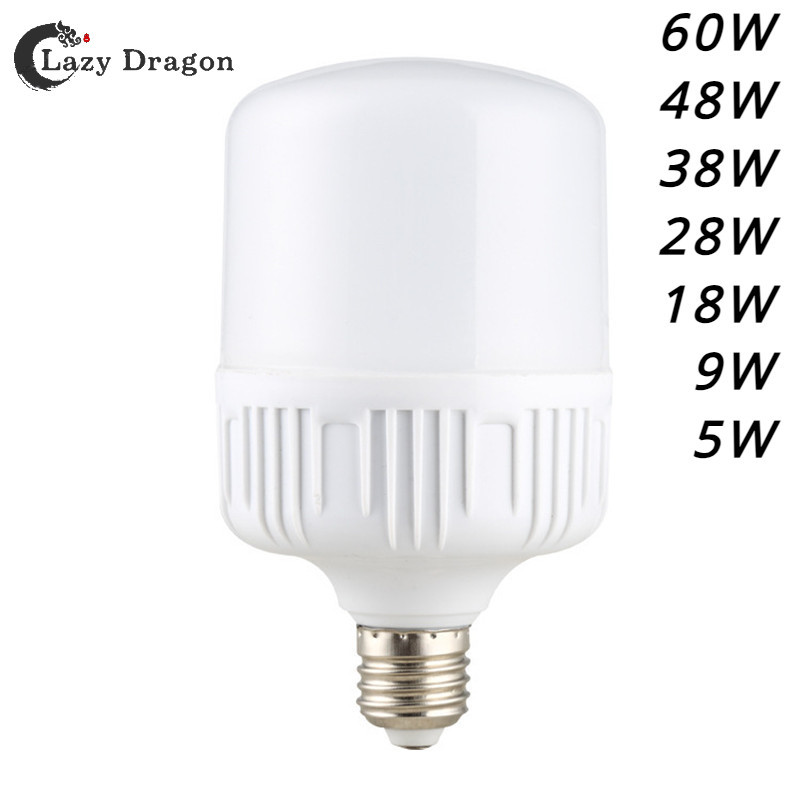 หลอดไฟ LED 5w 9w 13w 18w 28w 38w 48w 60w E27 220V สําหรับห้องนั่งเล่น ทางเดิน บ้าน