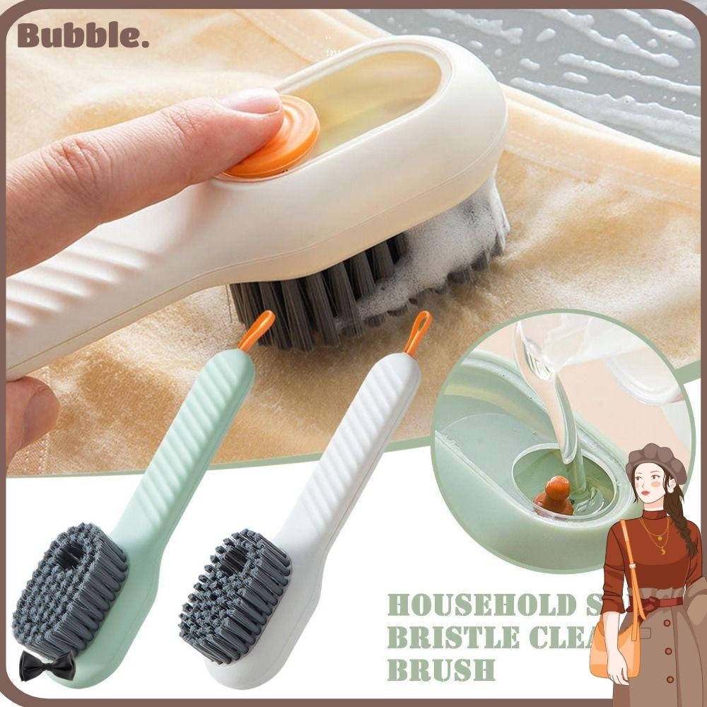 Bubble แปรงทําความสะอาดรองเท้า ขนแปรงนุ่ม มีประโยชน์ มืออาชีพ ไฮดรอลิค 2 ชิ้น