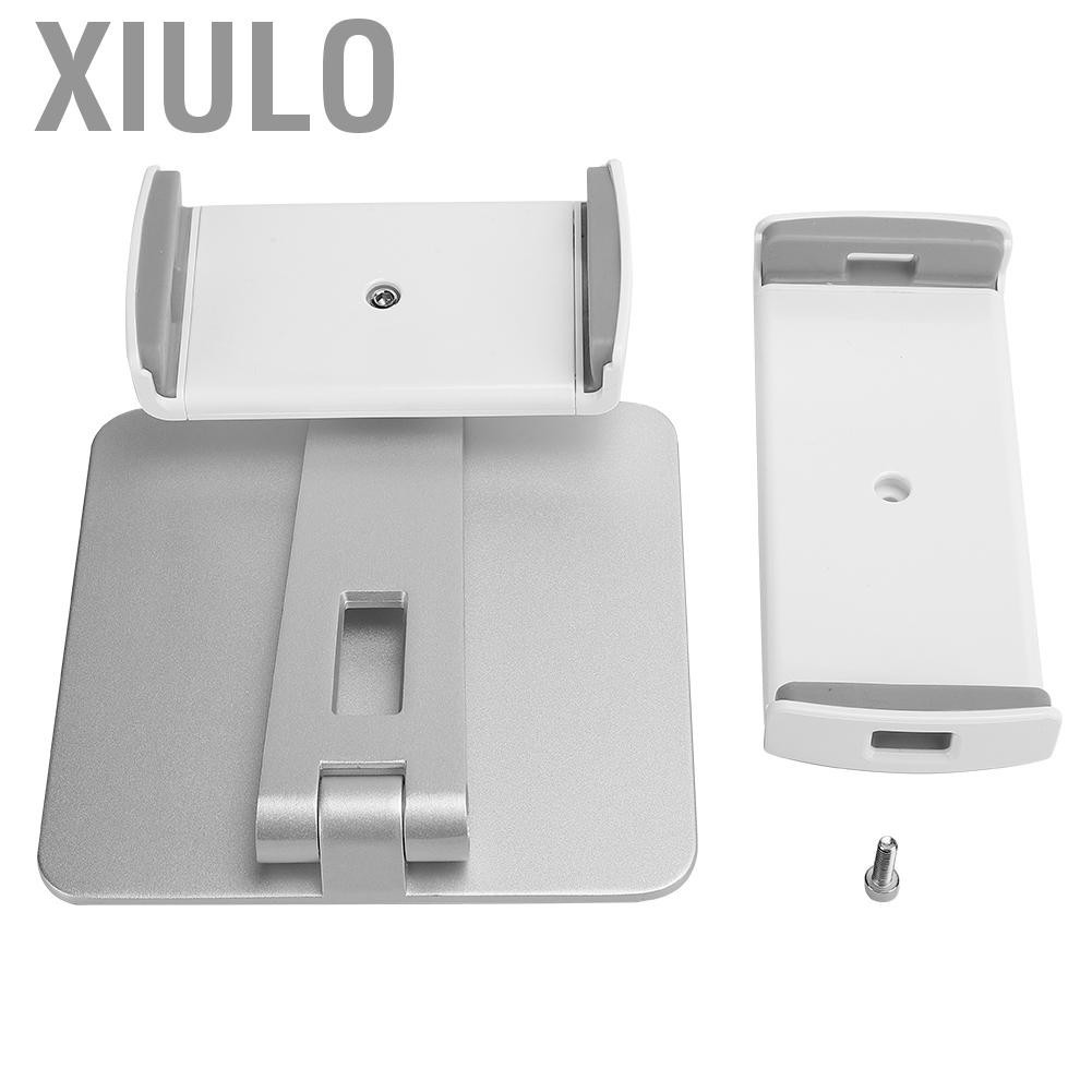 Xiulo Universal Smartphones Stand Metal Base Aluminium Alloy Tablet Liftable Adjustable Foldable Desktop Holder Dock for 4-14in Tablets Mobile Phones