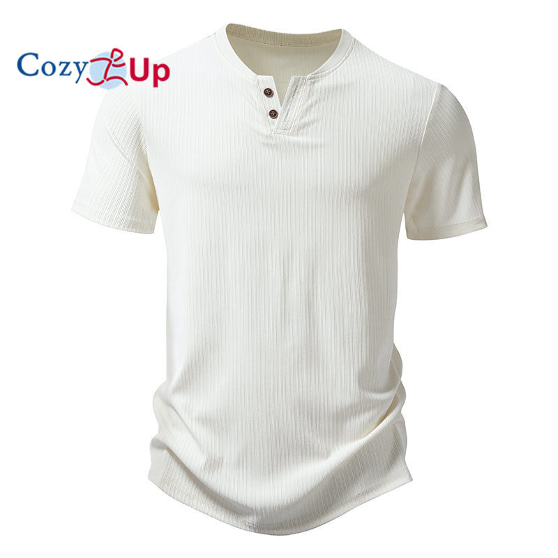 เสื้อยืดลําลอง แขนสั้น คอวี ลายทาง เหมาะกับการเล่นกีฬากอล์ฟ แฟชั่นฤดูร้อน สําหรับผู้ชาย 2024