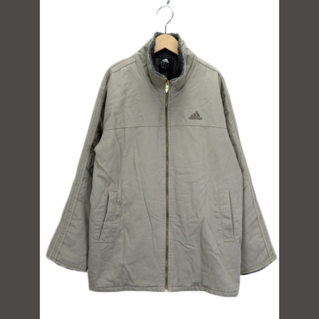 adidas adidas coat jacket padded boa O domestic regular gray Direct from Japan Secondhand