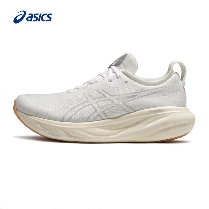 Asics Gel-Nimbus 25 รองเท้ากีฬา รองเท้าวิ่ง สีขาว สําหรับผู้ชาย