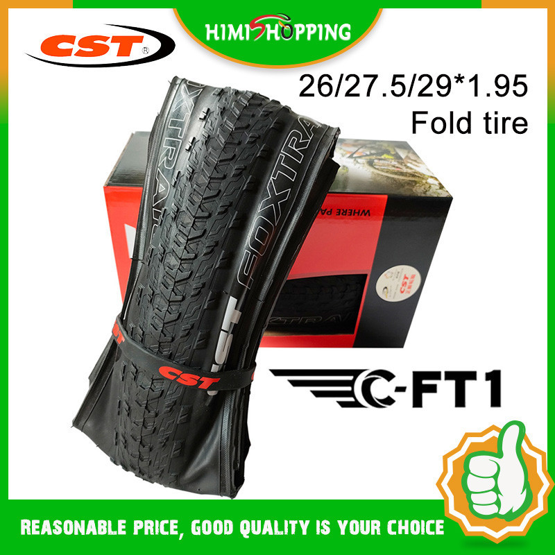 【Available】อะไหล่ยางจักรยาน Cst C-FT1 MTB 26 27.5 29*1.95 120TPI น้ําหนักเบา ทนต่อการสั่นสะเทือน สําหรับรถจักรยาน 1 ชิ้น