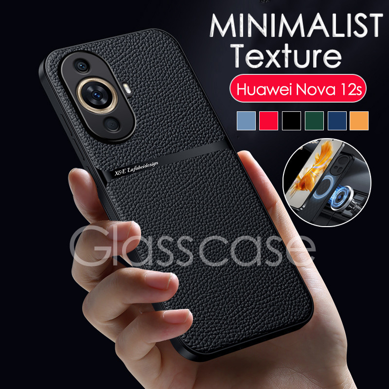 เคสโทรศัพท์มือถือหนัง ซิลิโคน กันกระแทก เรียบง่าย สําหรับ Huawei Nova 12 s se 12 i 12 pro Ultra 12s 12se 12i Nova12s Nova12i 2024