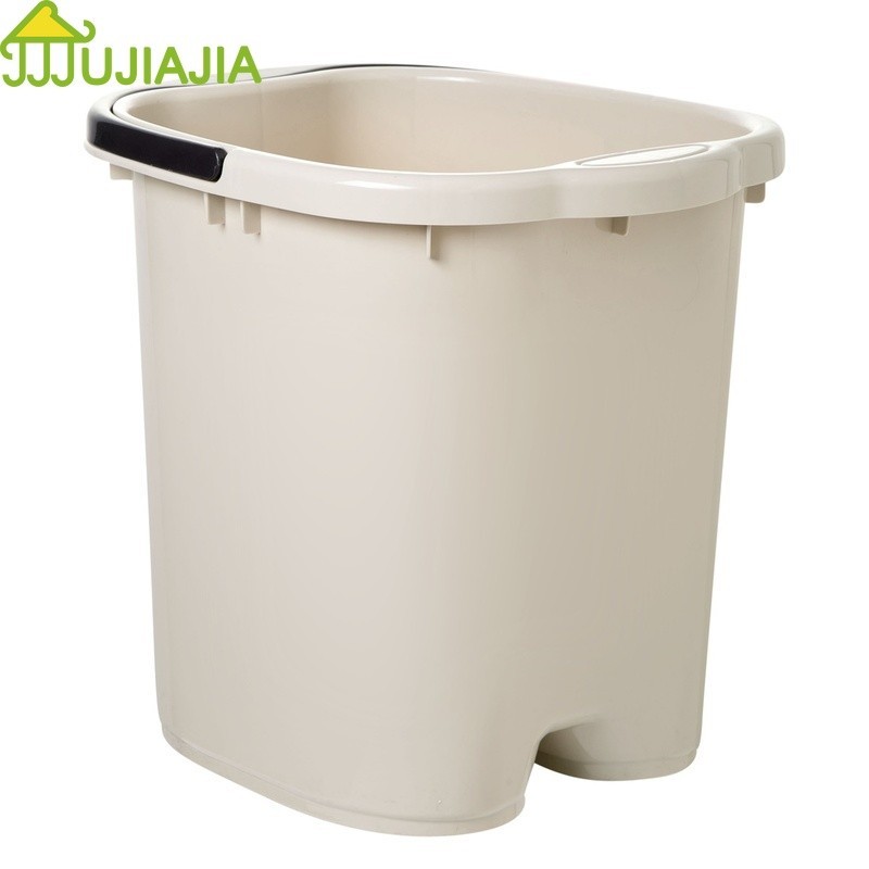 Jujiajia ถังแช่เท้า พลาสติก เพิ่มความสูง สําหรับอาบน้ํา และสุขภาพเท้า