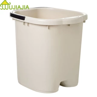 Jujiajia ถังแช่เท้า พลาสติก เพิ่มความสูง สําหรับอาบน้ํา และสุขภาพเท้า