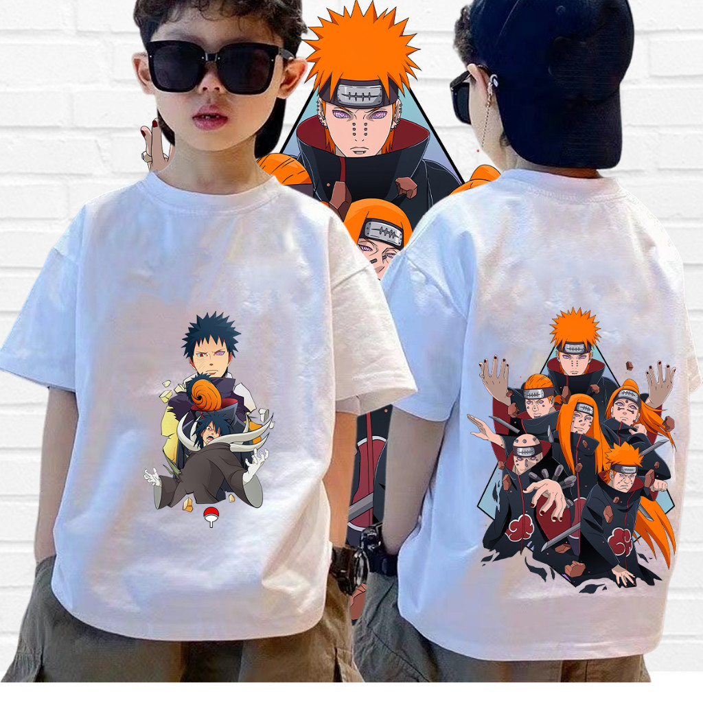 🔥 เสื้อนารูโตะ   Itachi Uchiha Naruto T-Shirt เสื้อยืดเด็ก พร้อมส่ง 👕