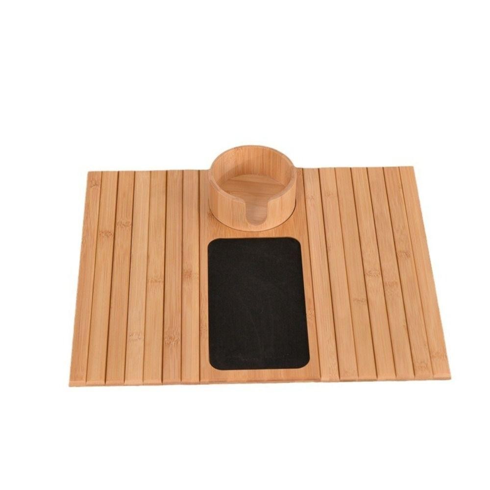 ทอง985โต๊ะแขนโซฟา,ถาดแขนโซฟาประหยัดพื้นที่กันลื่น,โต๊ะข้างไม้ทนทานสําหรับรับประทานอาหาร/เครื่องดื่ม/ขนม - รูปที่ 5