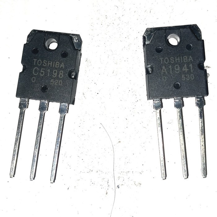 Toshiba ทรานซิสเตอร์ A1941 C5198 KW จีน 1941 C 5198 1SET 1 ชุด 2sa1941 2sa5198 Fajar electro 2