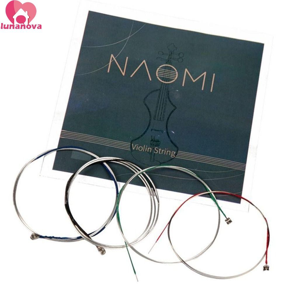 Lunanova 1 ชุด GD a & E Strings Naomi ไวโอลิน 4/4 3/4 1/2 1/4 1/8 นิกเกิล สายเชลโล อุปกรณ์เสริมนักเรียน