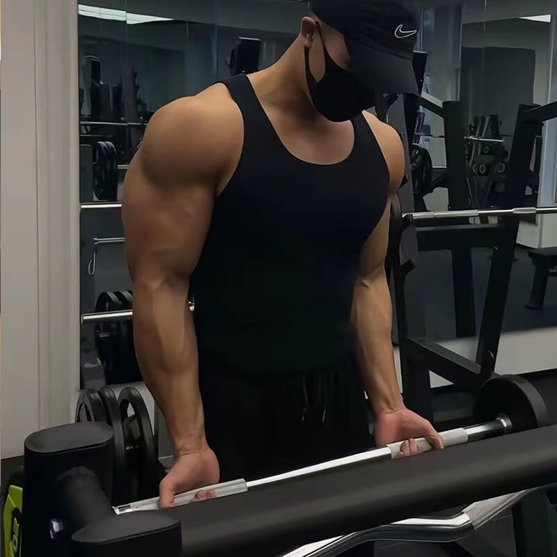 Vulc เสื้อกั๊กผู้ชายเรียบง่ายอเนกประสงค์กีฬาด้าย slim bottoming เสื้อกีฬาระบายอากาศด้านบน