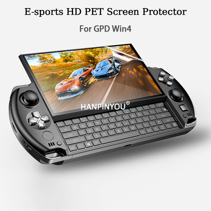 Soft PET ป้องกันหน้าจอ HD ฟิล์มสําหรับ GPD Win4 โปร่งใส Smooth Anti-Glare Win 4 เกมคอนโซลฟิล์ม Ultra