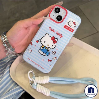 เคสใสนิ่มลายแมวน้อยสีฟ้าแสนหวาน เข้ากันได้กับ iPhone 15 11 Pro Max 12 13 14 Pro Max 7 8 Plus XR X XS Max 12 11 15 14 Pro
