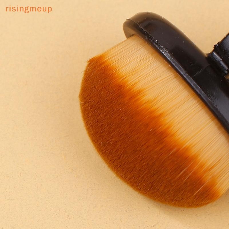 [risingmeup] Nails Art Dust Brush Buckle Brush Oval Gel Dust Cleaning Make Up แปรงรูปแหวนเล็บเครื่องมือ - รูปที่ 4