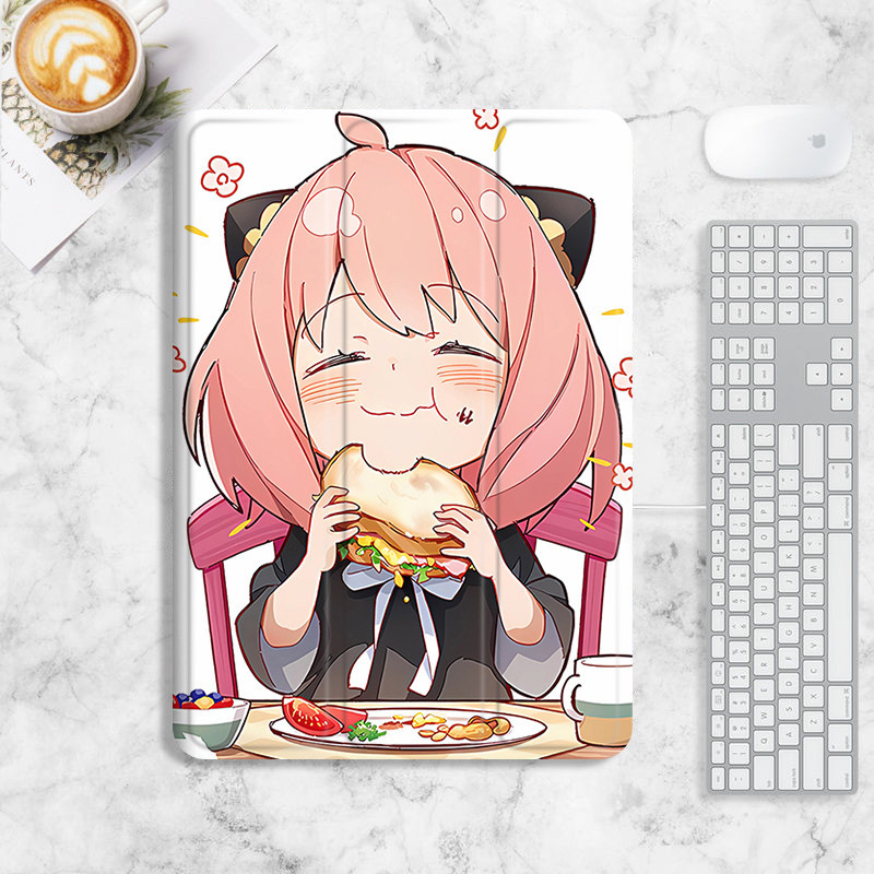 อะนิเมะSpy play HouseกรณีiPad air 4 5 กรณีiPadปากกาMini 1/2/3/4/5/6 กรณีPro 11 gen 7 8 9 10 2022 กรณ