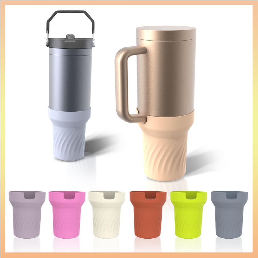 ซิลิโคน Boot สําหรับ Stanley 40 Oz Tumbler พร้อมที่จับ,ป้องกันยางกันชนสําหรับ Stanley ถ้วย 40oz