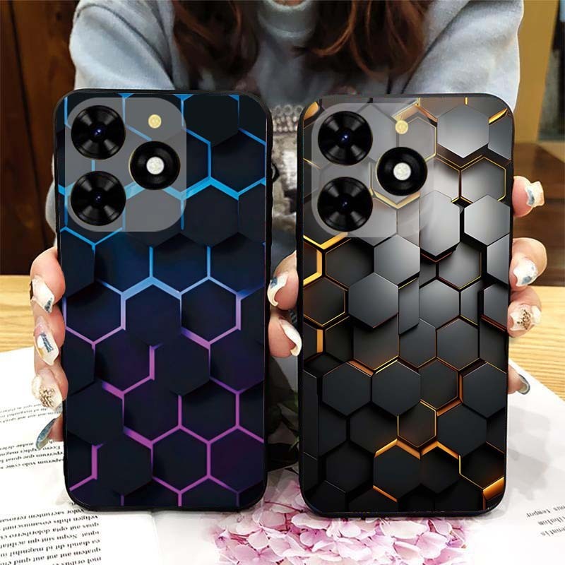 เคสโทรศัพท์ Tecno Spark 20C BG7 / Spark 20 KJ5 / Spark 20 Pro KJ6 เทคโนโลยี Frosted หรูหราขั้นสูง An