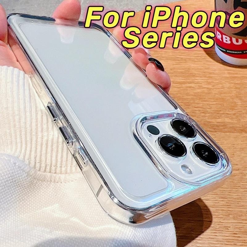 ⚡พร้อมส่งใน1วัน⚡ เคสกันกระแทก For iPhone ไอโฟน TPU เคสใส 17 16 15 11 14 13 12 Pro Max XS Max XR X 6 