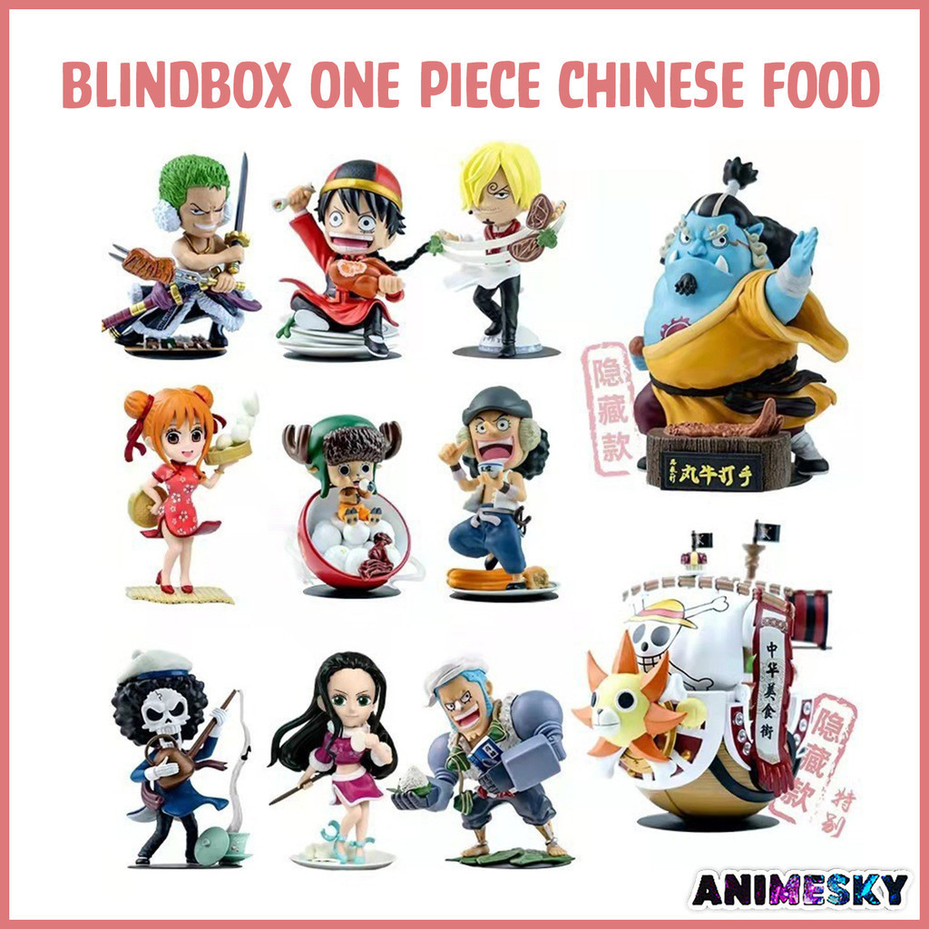 Blind Box One Piece Chinese street food อาหารจีนแท ้ - One Piece Model