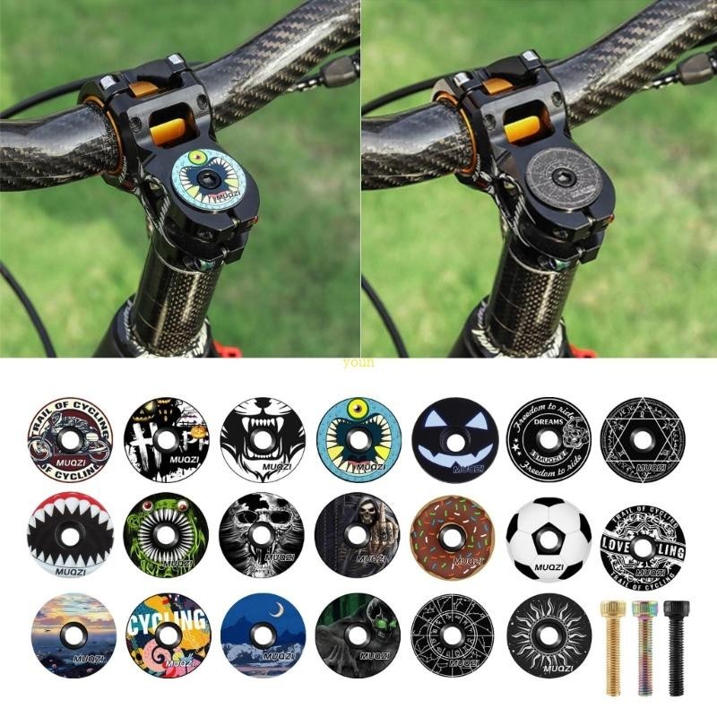 Youn ชุดฝาครอบคอแฮนด์จักรยาน อะลูมิเนียมอัลลอย สําหรับรถจักรยานเสือภูเขา