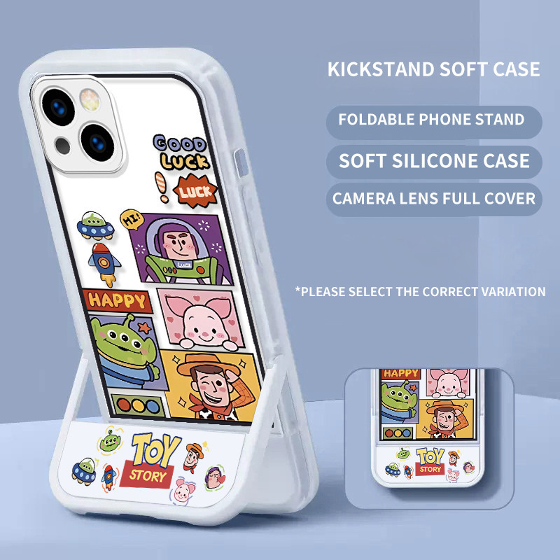 เคสขาตั้งสําหรับ Vivo Y02 V27e Toy Story Soft Case | ZJ A085