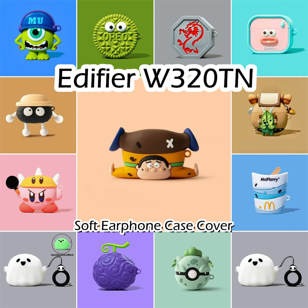 【พร้อมส่ง】เคสหูฟัง แบบนิ่ม ลายการ์ตูน สําหรับ Edifier W320TN