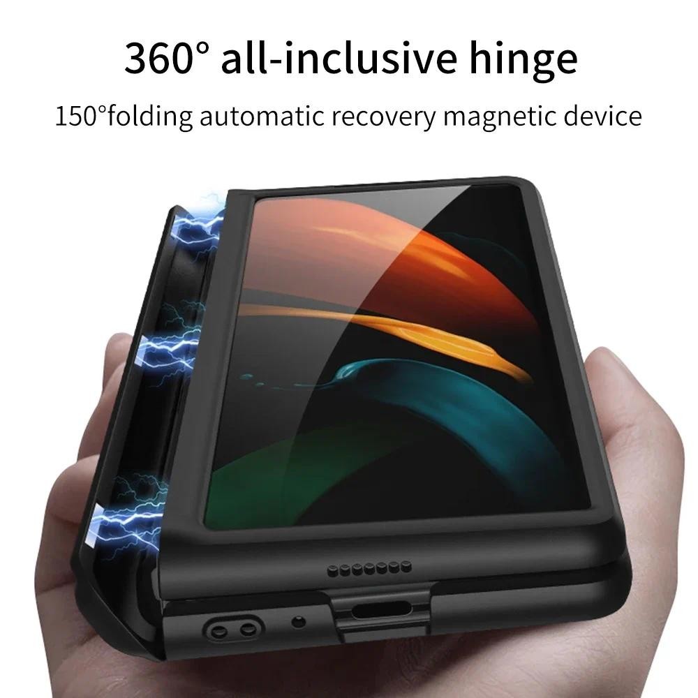 เคสโทรศัพท์มือถือ ป้องกัน แบบพับได้ รวมทุกอย่าง สําหรับ Samsung Z Fold2 Fold 3 Z Fold 4 Fold 5 Fold4 Fold5