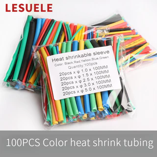 100 PCS/127/164 /328/530/580/ชิ้นปลอกหุ้มฉนวนสำหรับการเชื่อมต่อสายเคเบิลท่อหดความร้อน