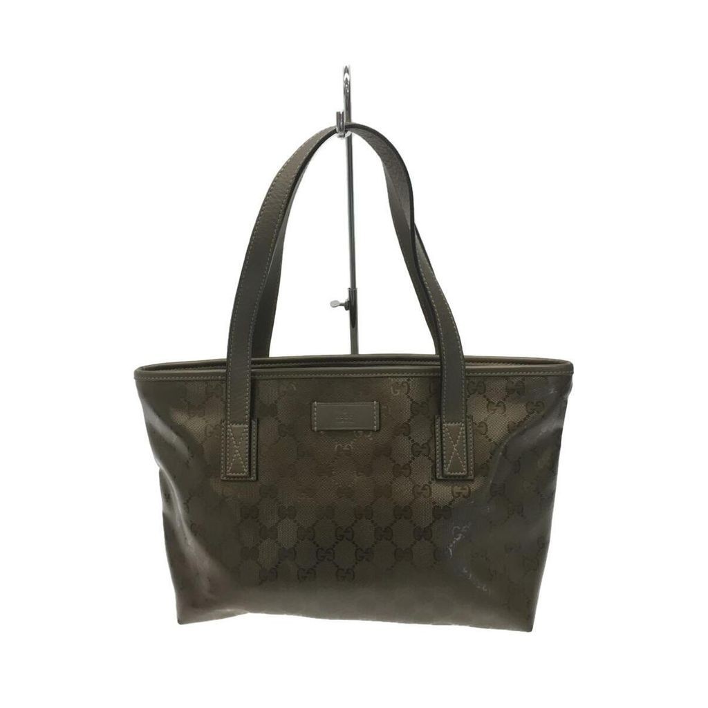 GUCCI Tote Bag Imprime Khaki Direct from Japan Secondhand