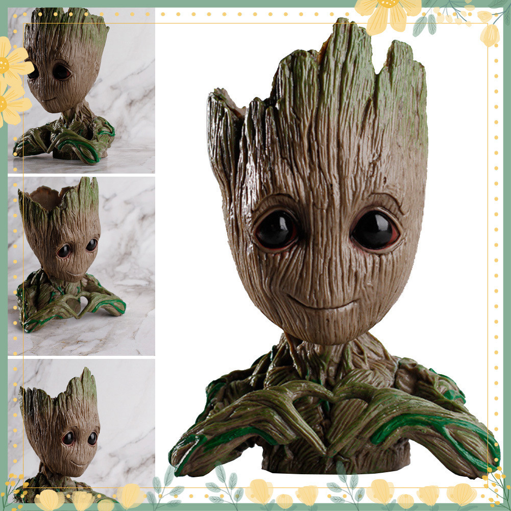 Ye- ฟิกเกอร์ Marvel Avengers Groot งานฝีมือ สําหรับตกแต่งบ้าน รถยนต์