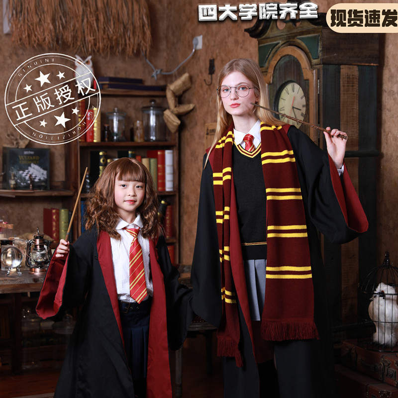 👸 ♞,♘เครื่องแต่งกาย Harry Potter Universal Studios magic robe USJ ร่วมของแท้เสื้อผ้าเสื้อคลุม cos