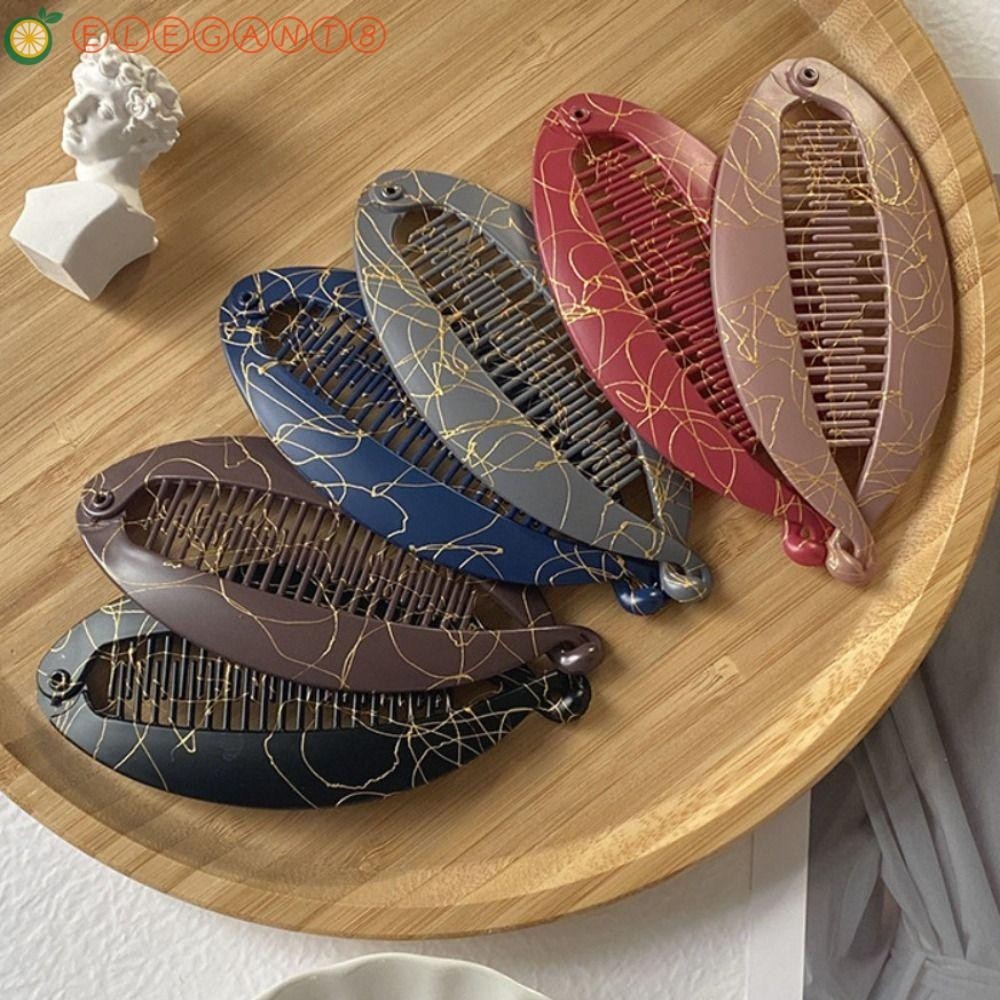 Aelegant กิ๊บติดผมหางม้า รูปปลา กล้วย เครื่องประดับผม สําหรับผู้หญิง DIY