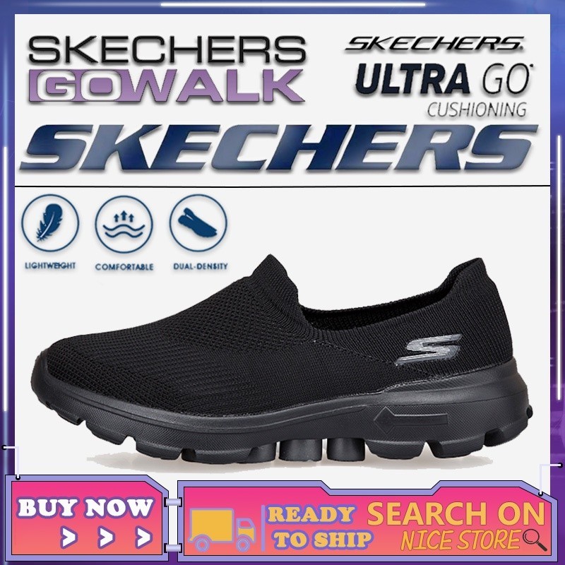 [รองเท้าผ้าใบผู้หญิง]] Skechers_go WALK Kasut Wanita รองเท้าโลฟเฟอร์ ลําลอง น้ําหนักเบา สลิปออน สําหรับผู้หญิง