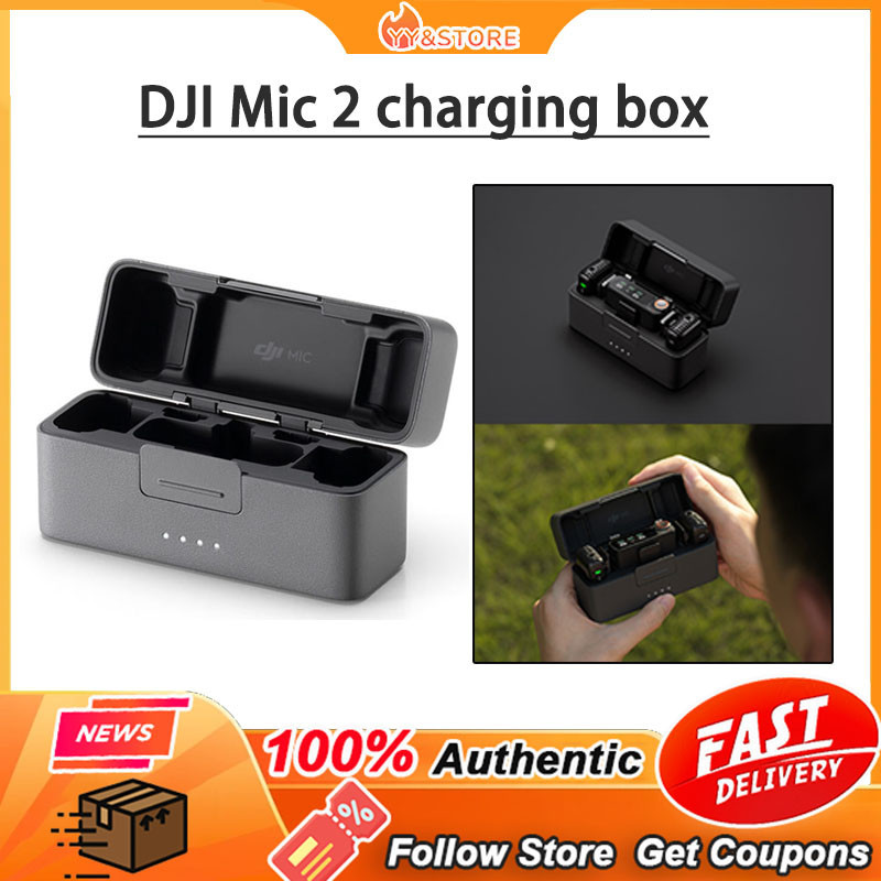 【ใหม่】ของแท้ Dji Mic 2 กล่องชาร์จ ของแท้ 100%