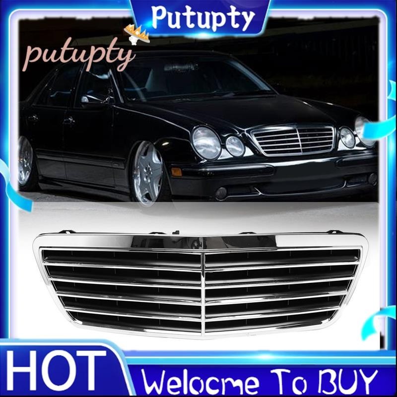 【Putupty 】กระจังหน้ารถยนต์ สําหรับ Mercedes-Benz W210 E200 E180 E300 1999-2001