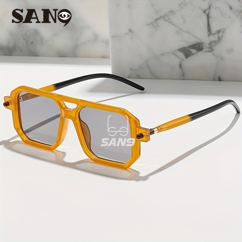 【พร้อมส่ง】COD (San9) ใหม่ แว่นตากันแดด กรอบหนา สไตล์ยุโรป และอเมริกา เรโทร แฟชั่นสําหรับผู้ชาย และผู้หญิง