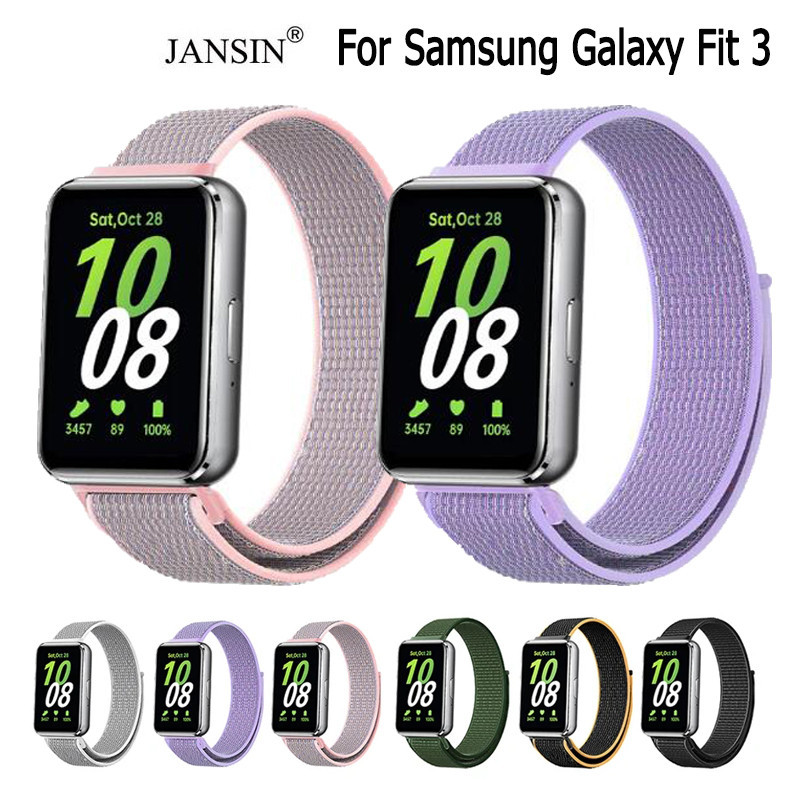สาย Samsung Galaxy Fit 3 สายนาฬิกาข้อมือไนล่อน สําหรับ samsung galaxy Fit3 สาย smart watch
