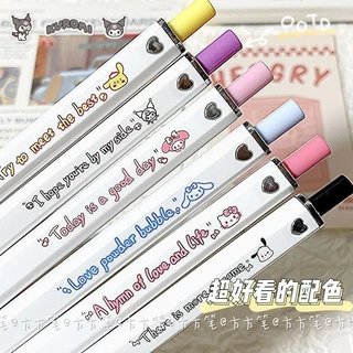 ปากกาเจลสีดํา 0.5 มม. เหมาะสําหรับลายการ์ตูนน่ารักของนักเรียน