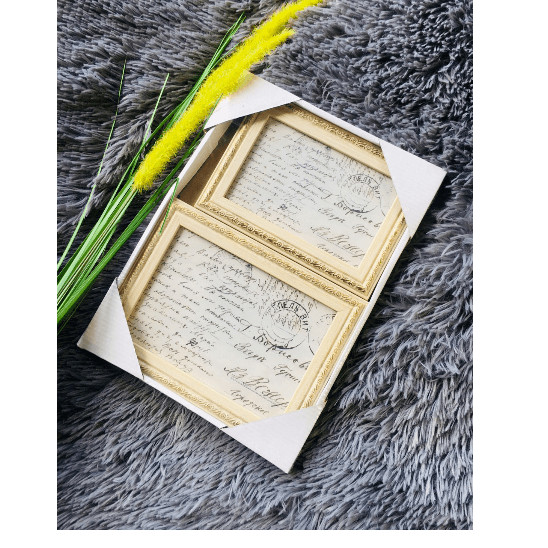 LOCAL789 ชุดกรอบรูปตั้งโต๊ะ 2ชิ้น รุ่น TB-E2-B ร้านอยู่ในไทย