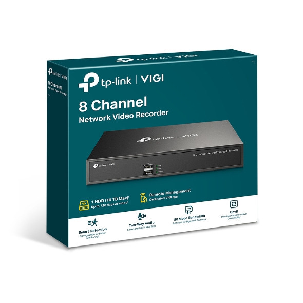 [ประกัน 3ปี] TP-Link VIGI NVR1008H,VIGI NVR1016H NVR Network Video Recorder เครื่องบันทึกกล้องวงจรปิ