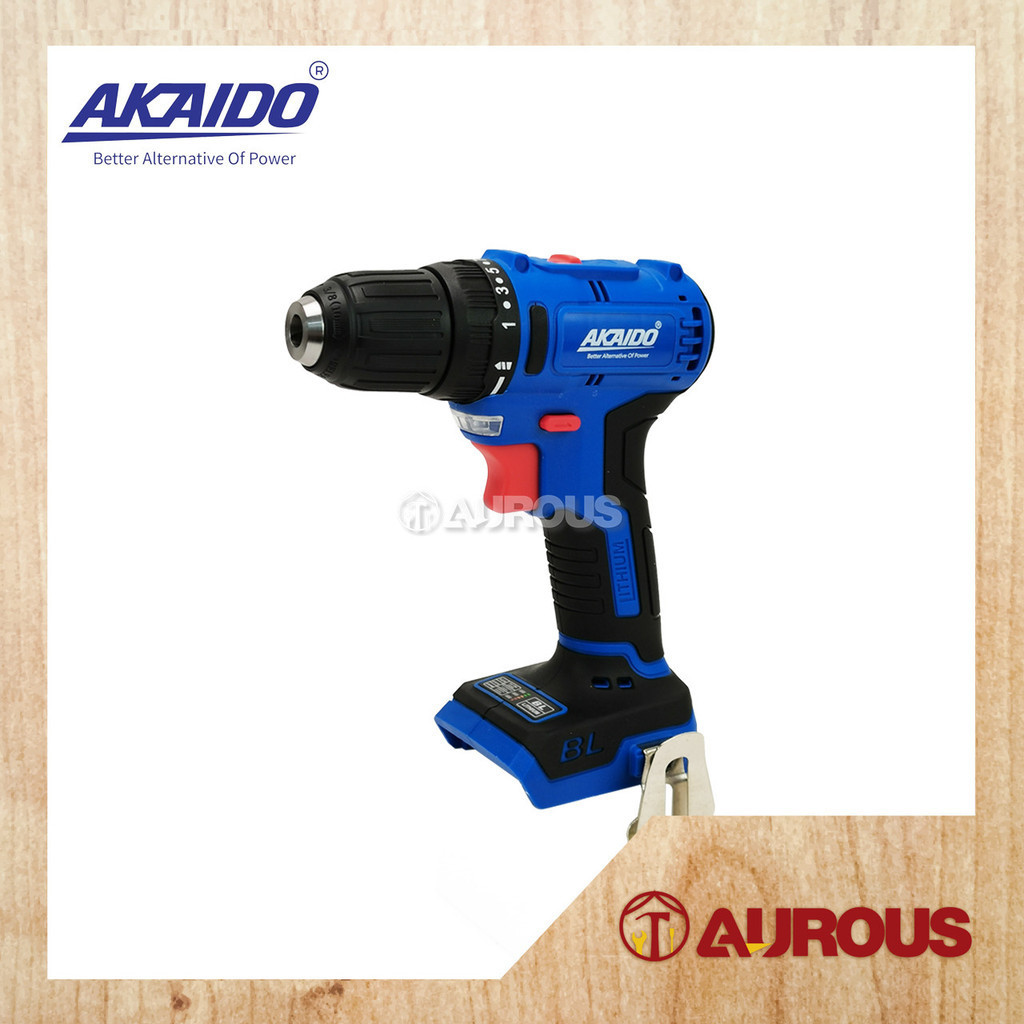 AKAIDO A21BL 21V BRUSHLESS DRILL AK21BL-10MM-B SOLO (BARE TOOL)