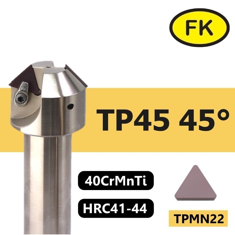ด้ามซัมเฟอร์ แบบใส่เม็ด45 องศา TP45 - Chamfering Milling Cutter Series