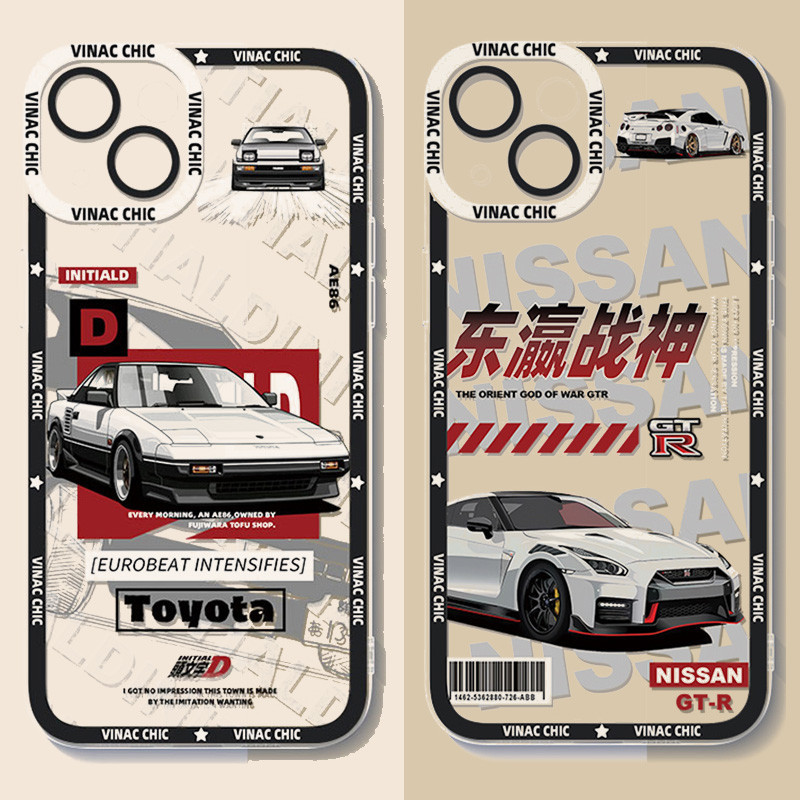 เคสโทรศัพท์มือถือ แบบนิ่ม ลายการ์ตูนอนิเมะ Initial D สําหรับ Infinix Hot 40 Pro Smart 8 7 6 5 Hot 40i 30i 10 20 30 Play NFC Tecno Spark 20C 20 10C 10 Spark GO 2024 Camon 20 Pro Note 30 12 G96 ฝาครอบซิลิโคน