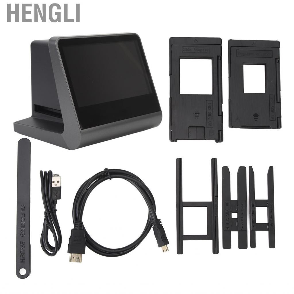Hengli เครื่องสแกนฟิล์ม Slide Converter ความละเอียดสูง 48MP พื้นที่เก็บข้อมูล 16GB สำหรับ Super 8 มม