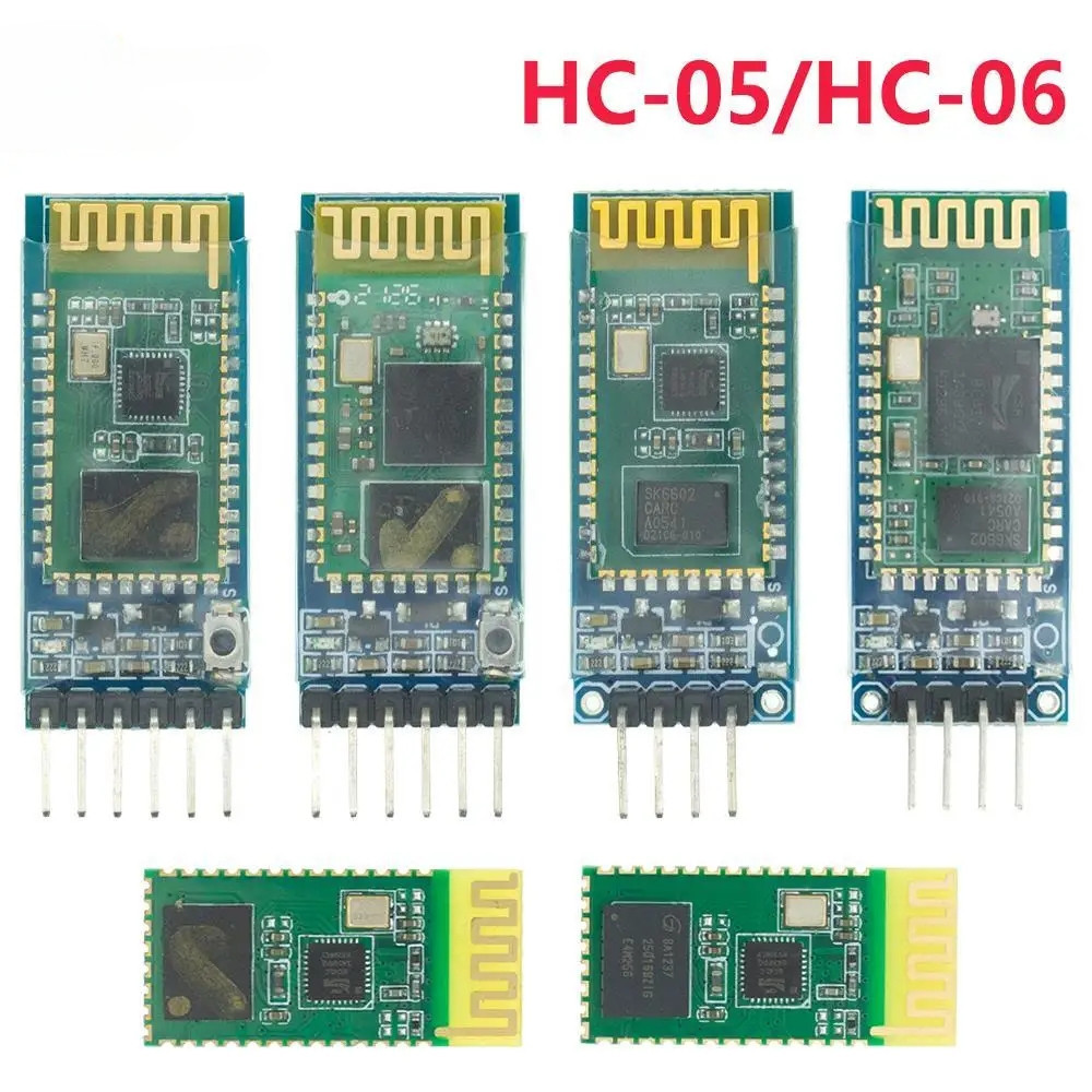 Hc05 HC06 โมดูลหุ่นยนต์ถ่ายโอนข้อมูล ไร้สาย บลูทูธ พอร์ตอนุกรม TX RX HC-06 HC-05 PIC สําหรับ Arduino