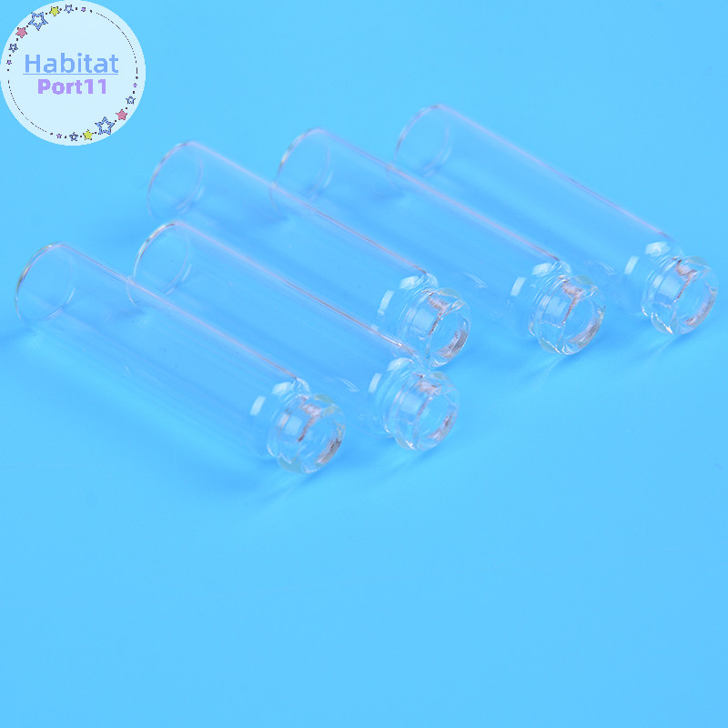 Habitatport 10/50ชิ ้ นมินิ 1ml ขวดแก ้ วขวดห ้ องปฏิบัติการเปล ่ าน ้ ํามัน th