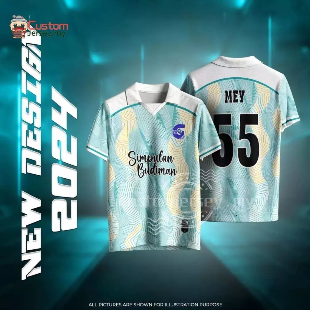 ออกแบบใหม่ 2024 Baju Universiti Edisi IPG Baju T เสื้อผู้ชาย Berkolar Plus ขนาดผ้าฝ้าย Baju Sublimat