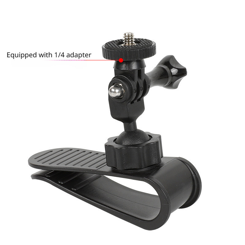 เมาท์ยึดที่บังแดดรถยนต์ พร้อมอะแดปเตอร์กล้องแอคชั่น 1/4 นิ้ว สําหรับ Insta360 Ace Pro 360 X3 GoPro 12 11 10 9 DJI Action 4
