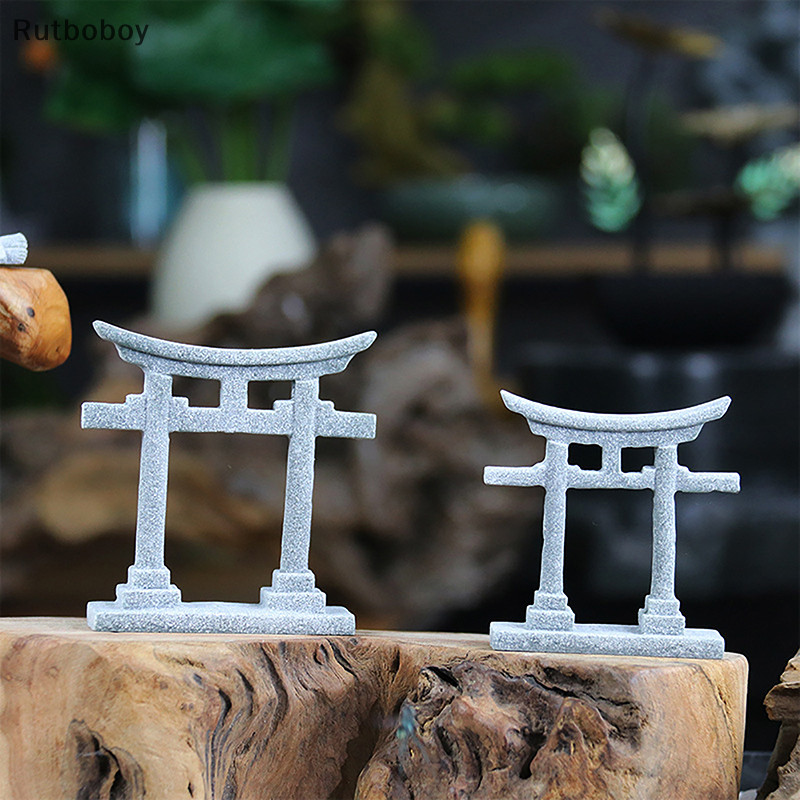[Rut] Torii ประตูหินทรายจําลอง ขนาดเล็ก สไตล์ญี่ปุ่น สําหรับตกแต่งตู้ปลา สวน ศาลเจ้า สวนภูมิทัศน์ COD ราคา ถูกที่สุด ดีลบีเคเค แกลเลอรีภาพที่ 5